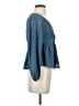 Böhme 100% Polyester Blue Long Sleeve Blouse Size XS - photo 4