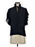 Xscape 100% Polyester Blue Short Sleeve Blouse Size XS - photo 1