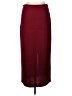 Shein 100% Polyester Solid Burgundy Formal Skirt Size L - photo 1