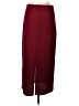 Shein 100% Polyester Solid Burgundy Formal Skirt Size L - photo 2
