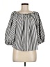 Assorted Brands Silver 3/4 Sleeve Blouse Size M - photo 1