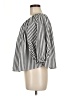 Assorted Brands Silver 3/4 Sleeve Blouse Size M - photo 5