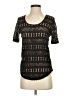 Wolven Black Short Sleeve Top Size S - photo 1