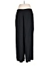 Eileen Fisher Solid Black Dress Pants Size L - photo 2