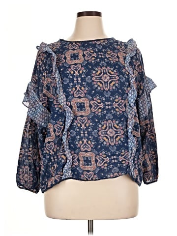 True Craft 3/4 Sleeve Blouse (view 1)