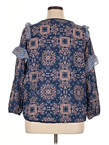 True Craft 3/4 Sleeve Blouse (view 2)