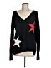 Pam & Gela Stars Black Pullover Sweater Size M - photo 1
