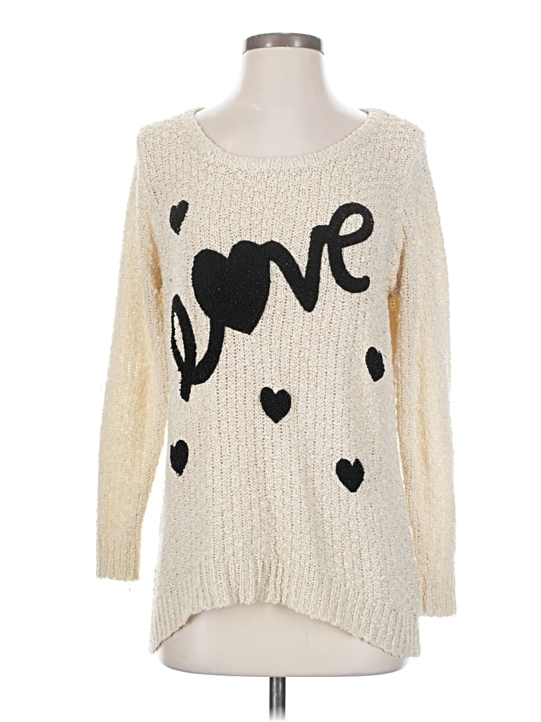 Pre-owned Miracle Pullover Sweater In White