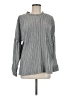 Indigo Thread Co. 100% Polyester Gray Long Sleeve Blouse Size M - photo 1