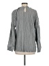Indigo Thread Co. 100% Polyester Gray Long Sleeve Blouse Size M - photo 2