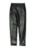 Assorted Brands 100% Polyester Metallic Black Track Pants Size 12 - photo 1