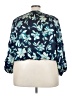 Fred David Teal 3/4 Sleeve Blouse Size 3X - photo 2