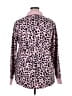 Unbranded 100% Polyester Animal Print Pink Long Sleeve Blouse Size XXL - photo 2