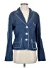 Ayres 100% Cotton Blue Blazer Size S - photo 1