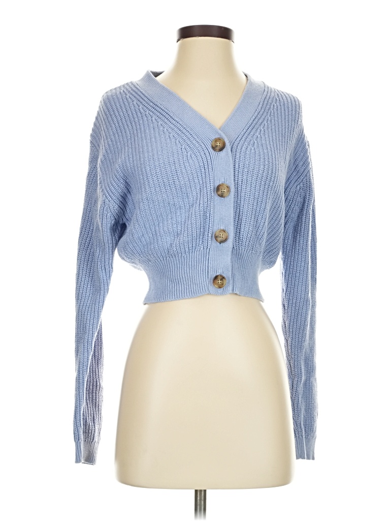 Pre-owned Jcrew Cardigan Sweater In Blue