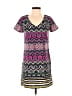 Red Camel 100% Polyester Print Purple Casual Dress Size XS - photo 1