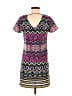 Red Camel 100% Polyester Print Purple Casual Dress Size XS - photo 2
