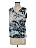 Eva Longoria 100% Polyester Blue Sleeveless Top Size S - photo 1