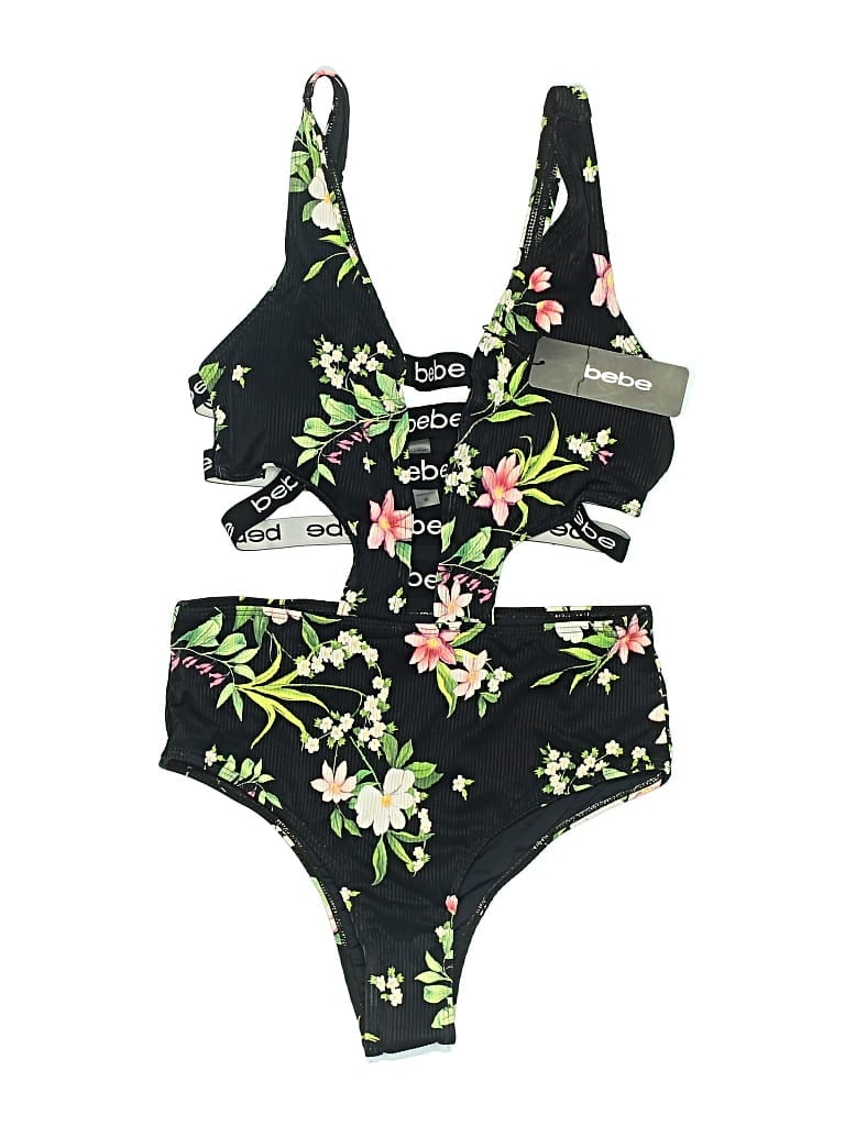 Bebe Two Piece Swimsuit In Black