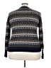 Shein Curve 100% Acrylic Print Blue Pullover Sweater Size 3X - photo 2