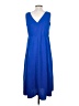 Petit Bateau 100% Polyester Solid Blue Casual Dress Size S (estimated) - photo 2
