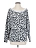 American Eagle Outfitters Animal Print Silver Pullover Sweater Size S - photo 1