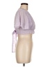 Nau 100% Polyester Purple Short Sleeve Blouse Size L - photo 4