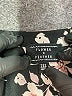 Flower & Feather Floral Black Short Sleeve Blouse Size 2X - photo 7