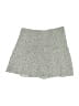 H&M 100% Polyester Hearts Gray Blue Casual Skirt Size 4 - photo 1