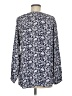 Garnet Hill Blue Long Sleeve Blouse Size M - photo 2