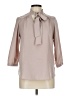 Monteau Tan 3/4 Sleeve Blouse Size L - photo 1