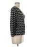 AK Anne Klein 100% Polyester Black 3/4 Sleeve Top Size M - photo 4