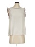 decker 100% Polyester Ivory Sleeveless Blouse Size S - photo 1
