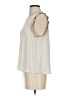 decker 100% Polyester Ivory Sleeveless Blouse Size S - photo 5