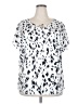 Unbranded White Short Sleeve Blouse Size 2X - photo 1