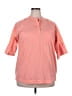 Assorted Brands Pink Short Sleeve Blouse Size 20w - photo 1