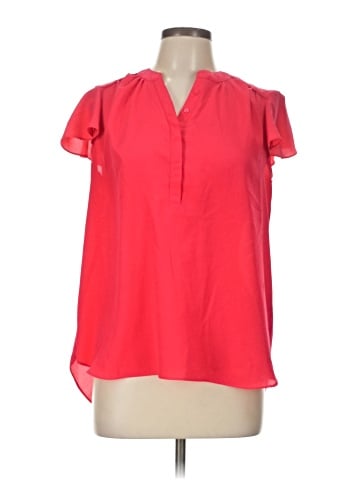 Attention Short Sleeve Blouse (view 1)