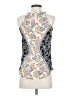Pale Sky 100% Rayon White Sleeveless Blouse Size XS - photo 2