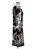 INTERMISSION Print Silver Cocktail Dress Size 6 - photo 4