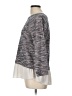 Ann Taylor LOFT Tweed Gray Purple Pullover Sweater Size L - photo 5