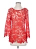 Eros Apparel Red Long Sleeve Blouse Size S - photo 1