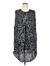 DKNYC 100% Polyester Animal Print Black Casual Dress Size 18 (estimated) - photo 1