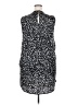 DKNYC 100% Polyester Animal Print Black Casual Dress Size 18 (estimated) - photo 2