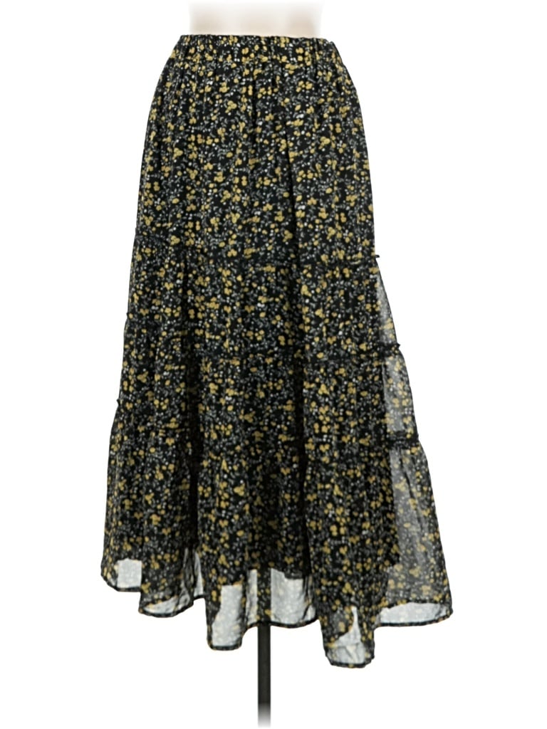 Pre-owned Allegra K Casual Skirt In Gold