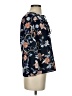 CeCe Blue 3/4 Sleeve Blouse Size S - photo 4