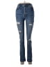 Forever 21 Hearts Blue Jeans Size 26 waist - photo 1