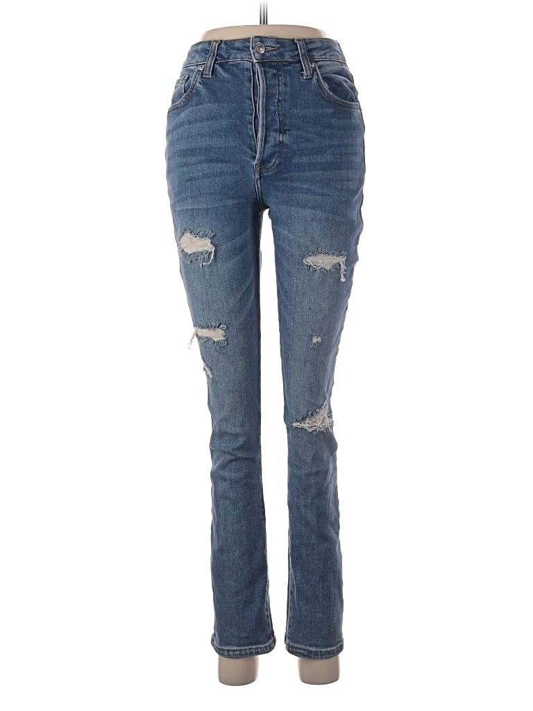 Pre-owned Forever 21 Jeans In Blue