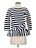 J.Crew 100% Cotton Ivory 3/4 Sleeve Top Size XS - photo 1