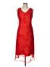 believe.. 100% Polyester Red Cocktail Dress Size 10 - photo 1