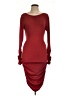 Unbranded Solid Burgundy Cocktail Dress Size L - photo 1